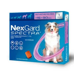 nexgard spectra perro grande 1 tab desparasitante masticable